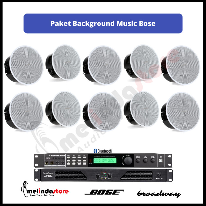 Paket Background Music Indoor Speaker Ceiling Bose E